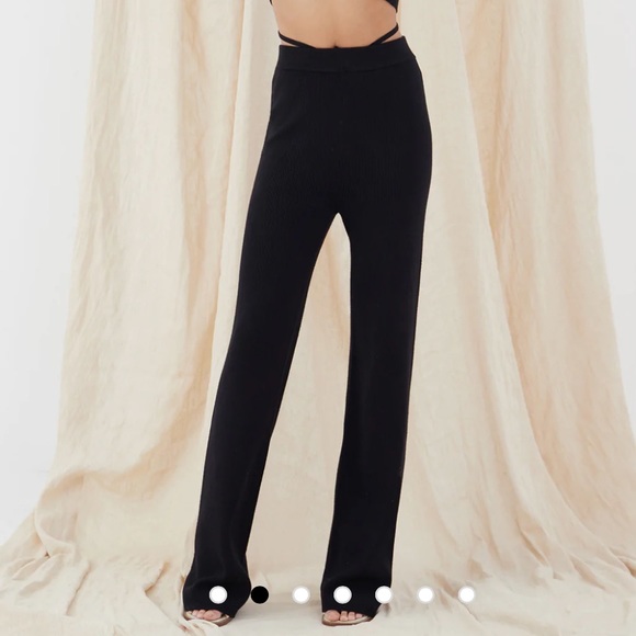 4th & Reckless Scorino Tie Knit Pants - size 8 - Picture 3 of 14